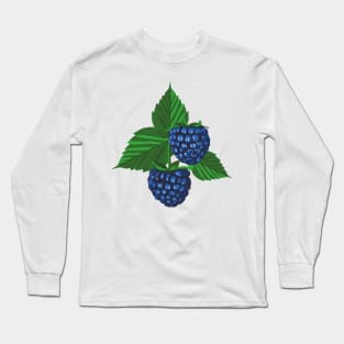 Blackberry illustration Long Sleeve T-Shirt